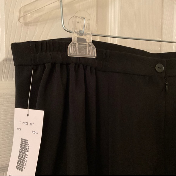 Travis Ayer Woman's 2 Piece Black Suit Size 16W Blazer Jacket Skirt Work Church - Picture 11 of 12